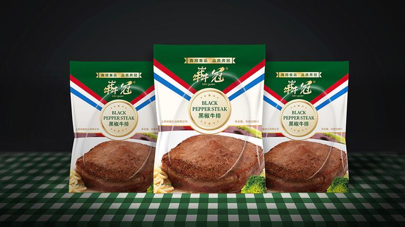 品牌整案策划 犇冠牛排 产品包装策划设计】